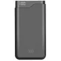 XQISIT powerbank 12.000 mAh ricarica rapida nero XQISIT 37828