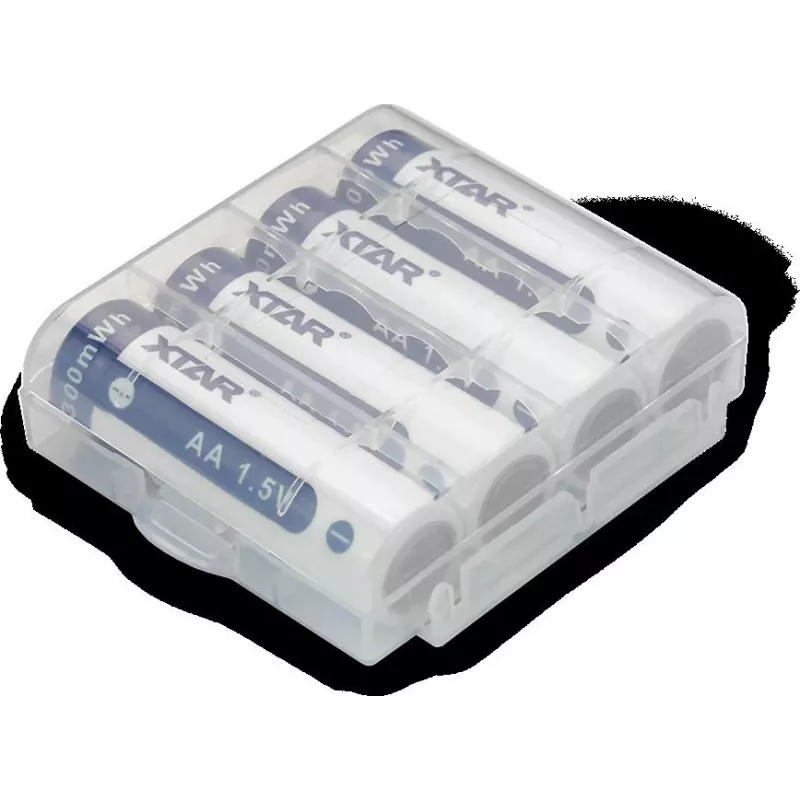 XTAR R6 AA batterie ricaricabili Li-ion 1.5V 2000mAh (confezione da 4)