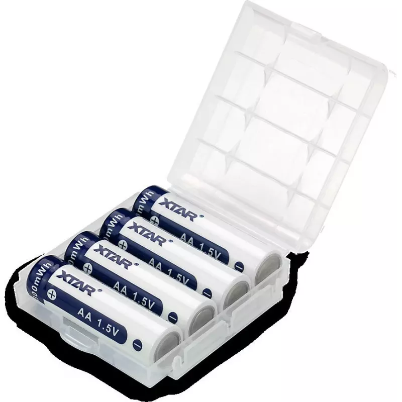 XTAR R6 AA batterie ricaricabili Li-ion 1.5V 2000mAh (confezione da 4)