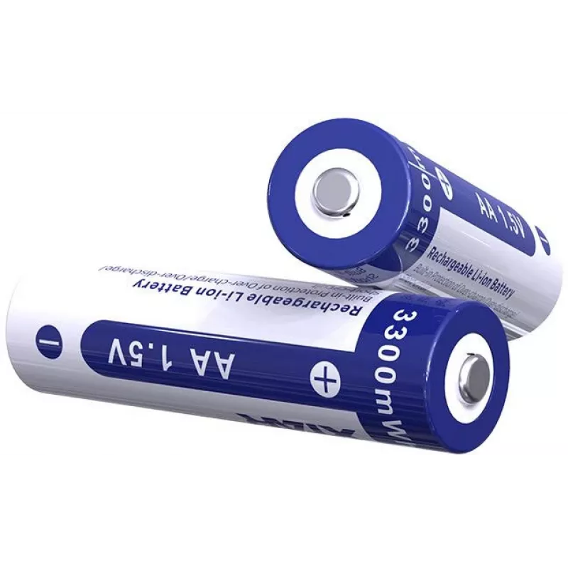 XTAR R6 AA batterie ricaricabili Li-ion 1.5V 2000mAh (confezione da 4)