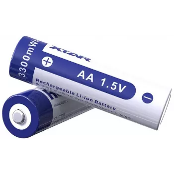 XTAR R6 AA batterie ricaricabili Li-ion 1.5V 2000mAh (confezione da 4)