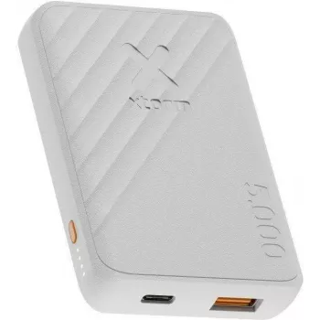 Xtorm Go2 Series powerbank 5000 mAh 12W USB-C e USB-A bianco cenere XG2050