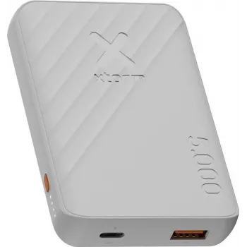 Xtorm Go2 Series power bank 5000 mAh 12W USB-C e USB-A Ice White XG2E057