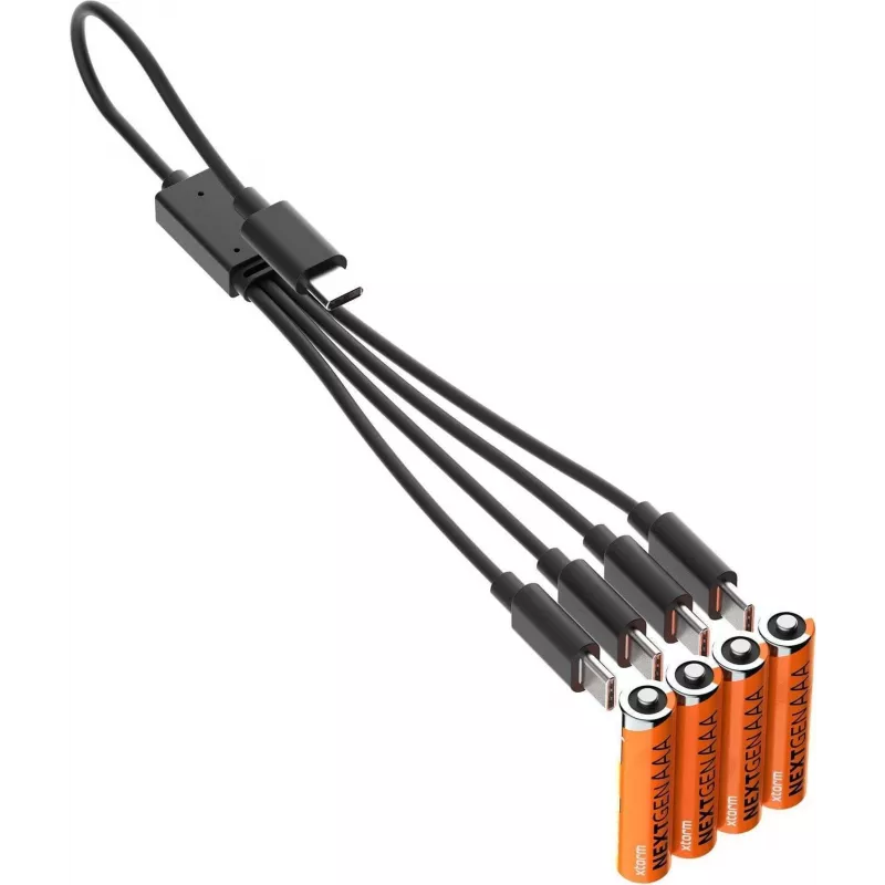 Xtorm NextGen Batterie AAA ricaricabili USB-C (confezione da 4)