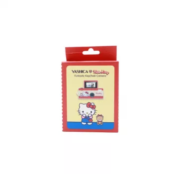 YASHICA Funtastic minicamera con laccetto HELLO KITTY, 2MP CMOS, HD 720p, USB-C