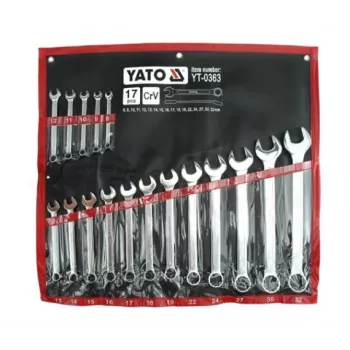 YATO chiavi combinate satinate 17 pz. 8-32mm custodia YT-0363