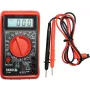 Yato YT-73080 multimetro digitale con retroilluminazione, selezione manuale della portata, CAT II 600V