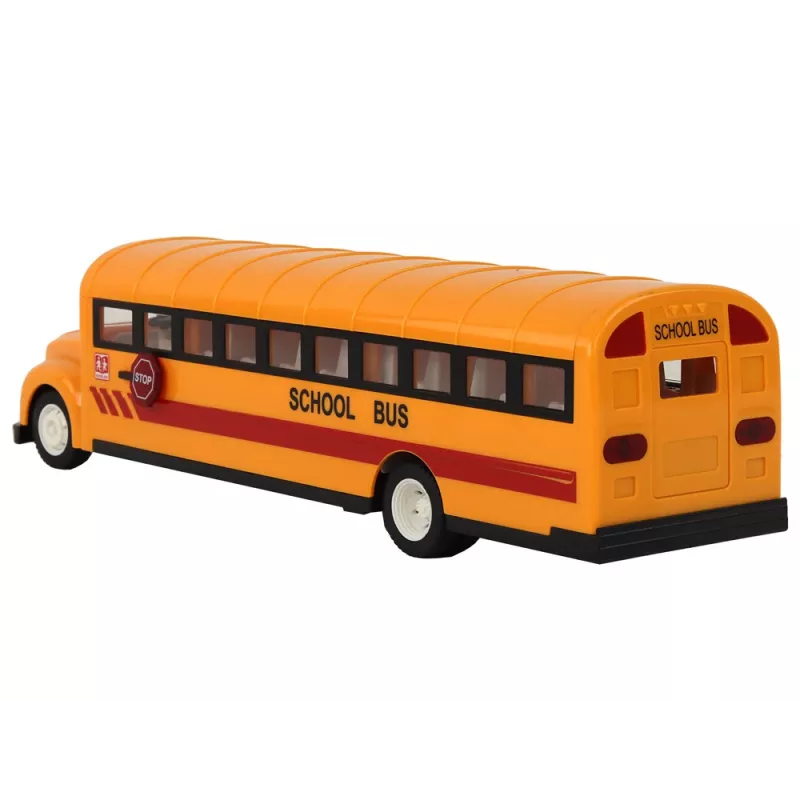 Scuolabus giallo radiocomandato RC con porta apribile 4690 Lean Toys