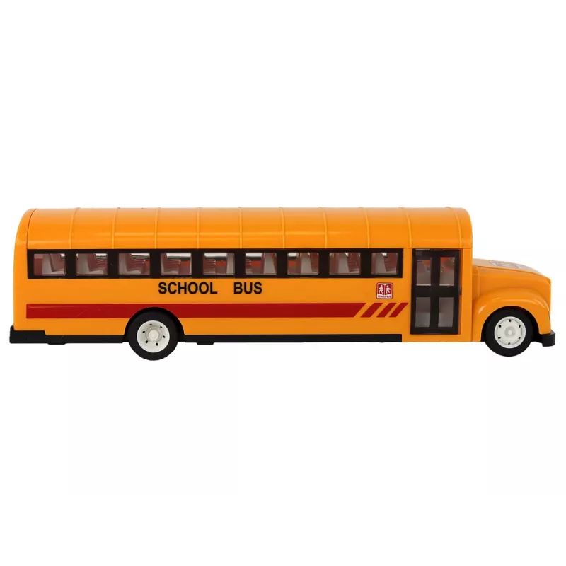 Scuolabus giallo radiocomandato RC con porta apribile 4690 Lean Toys