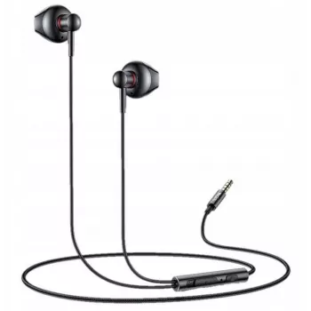 YESIDO YH47 Auricolari in-ear con filo con microfono, jack 3,5 mm, Nero