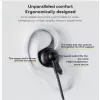 YESIDO YH48 Auricolari in-ear in lega di alluminio con telecomando e connettore Lightning, con filo, Nero