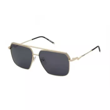 ZADIG & VOLTAIRE SZV413-580300 Occhiali da sole uomo nero acetato lenti grigie 58mm
