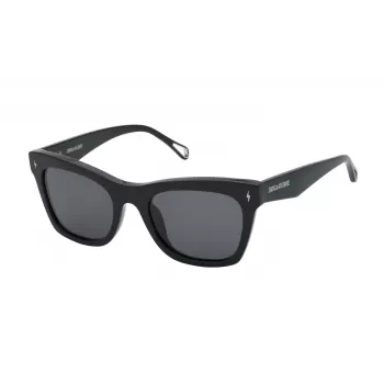 ZADIG & VOLTAIRE occhiali da sole donna rettangolari SZV373-530700 nero/grigio 53mm