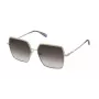 ZADIG & VOLTAIRE Occhiali da sole donna SZV406-56594Y montatura nera in acetato, lenti sfumate grigie, 56 mm
