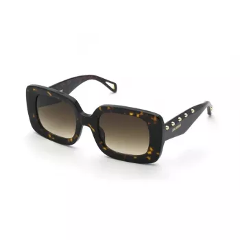 Occhiali da sole da donna ZADIG & VOLTAIRE SZV423-510743 - montatura in acetato nero, lenti grigie sfumate