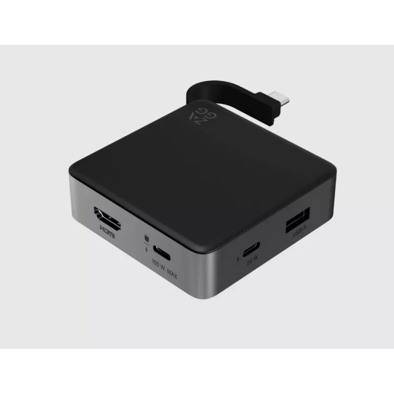 ZAGG hub 4 porte Nero/Grigio