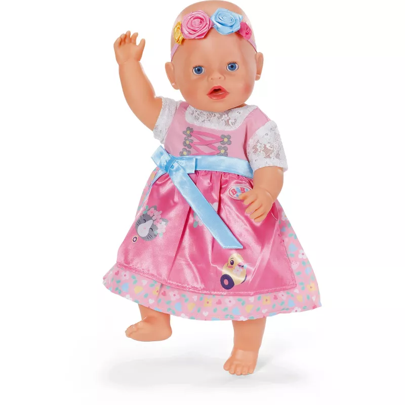 ZAPF CREATION BABY born dirndl 43cm outfit per bambola