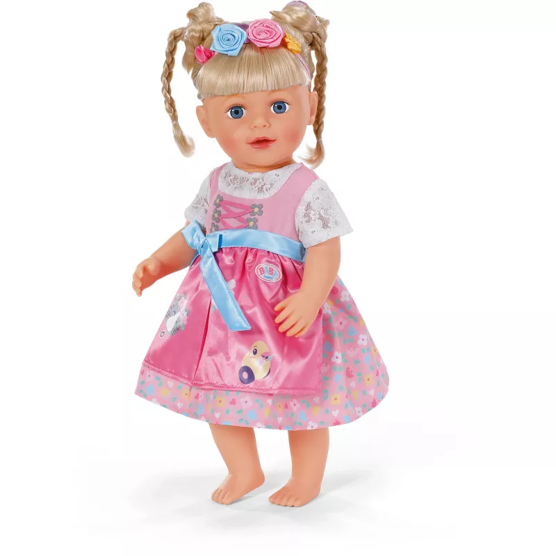 ZAPF CREATION BABY born dirndl 43cm outfit per bambola