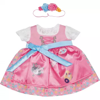 ZAPF CREATION BABY born dirndl 43cm outfit per bambola