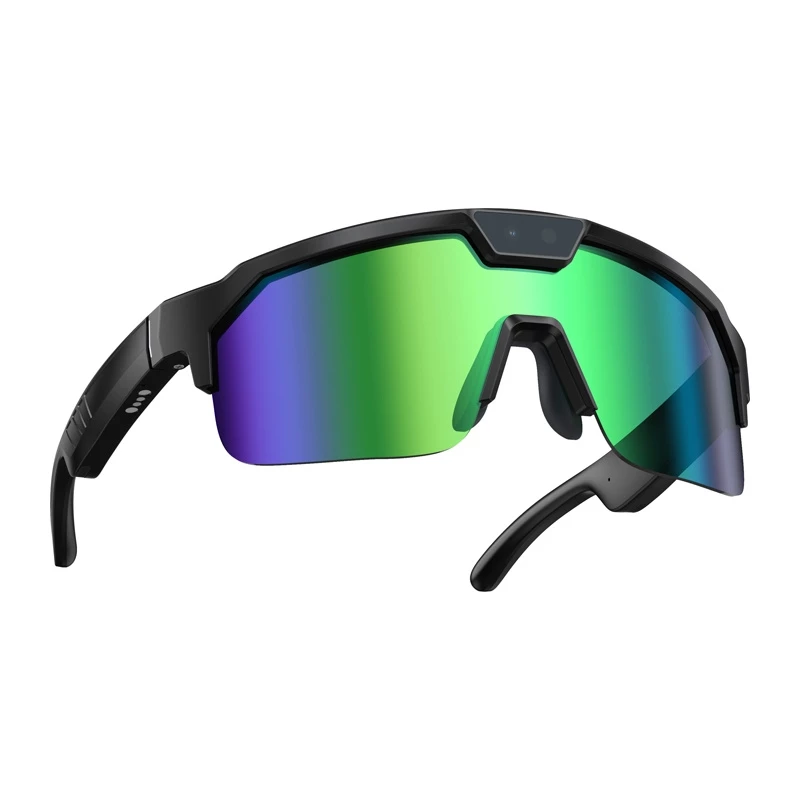 ZEBLAZE Q01 Green occhiali da sole sportivi AI