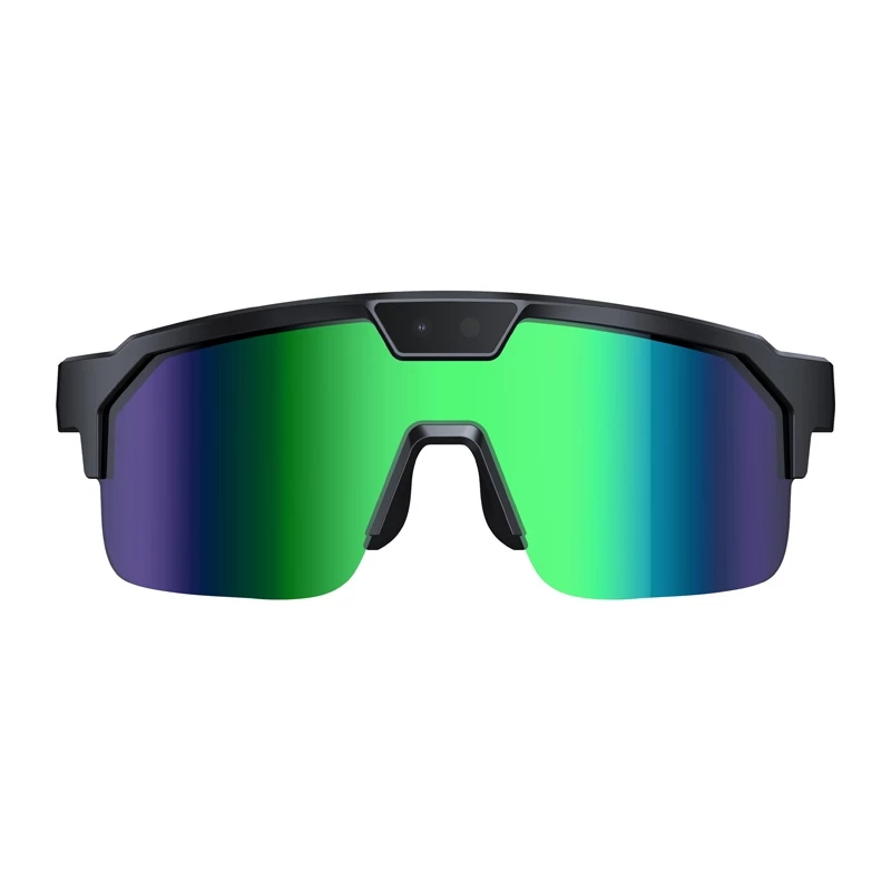 ZEBLAZE Q01 Green occhiali da sole sportivi AI