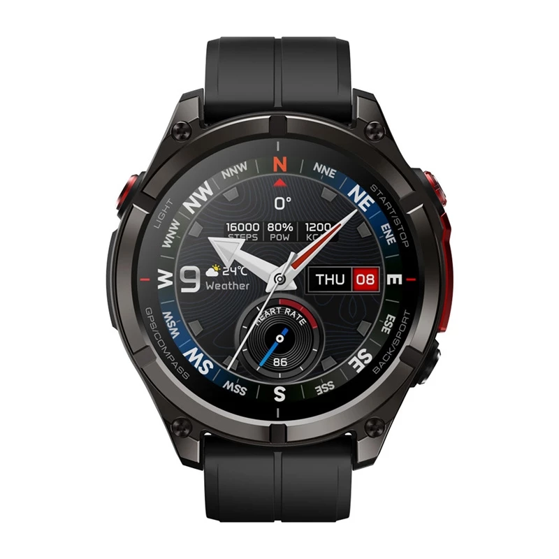 Zeblaze Stratos 4 Pro Smartwatch (nero)