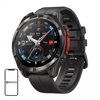 Zeblaze Stratos 4 Pro Smartwatch (nero)
