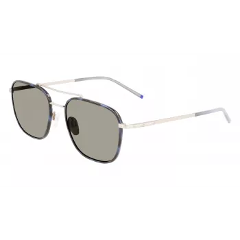 ZEISS UOMO Occhiali da sole ZS22108S55194 - Montatura nera, lenti grigie, 55/19/145 mm