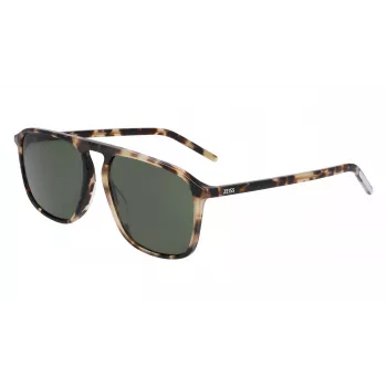 ZEISS Uomo Occhiali da sole ZS22507S57162 Montatura in acetato rettangolare nera Lenti grigie 57/16/145 mm