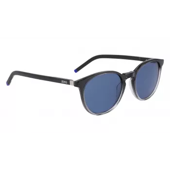 ZEISS Uomo Occhiali da sole ZS2251051200 - montatura in acetato nero, lenti in policarbonato grigie, 51/20/145 mm