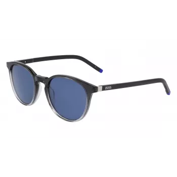 ZEISS Uomo Occhiali da sole ZS2251051200 - montatura in acetato nero, lenti in policarbonato grigie, 51/20/145 mm