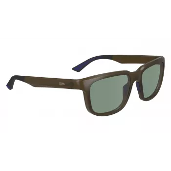 ZEISS MAN Occhiali da sole ZS23530S55173 Montatura nera squadrata lenti grigie 55/17/145 mm