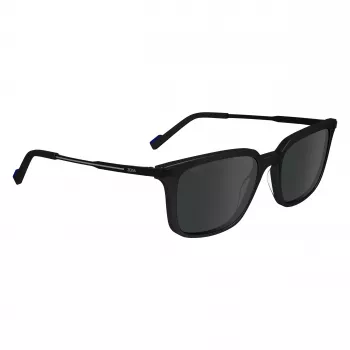 ZEISS MAN Occhiali da sole ZS24719S-1 - montatura in acetato nero, lenti in policarbonato grigie, 54/18/145 mm