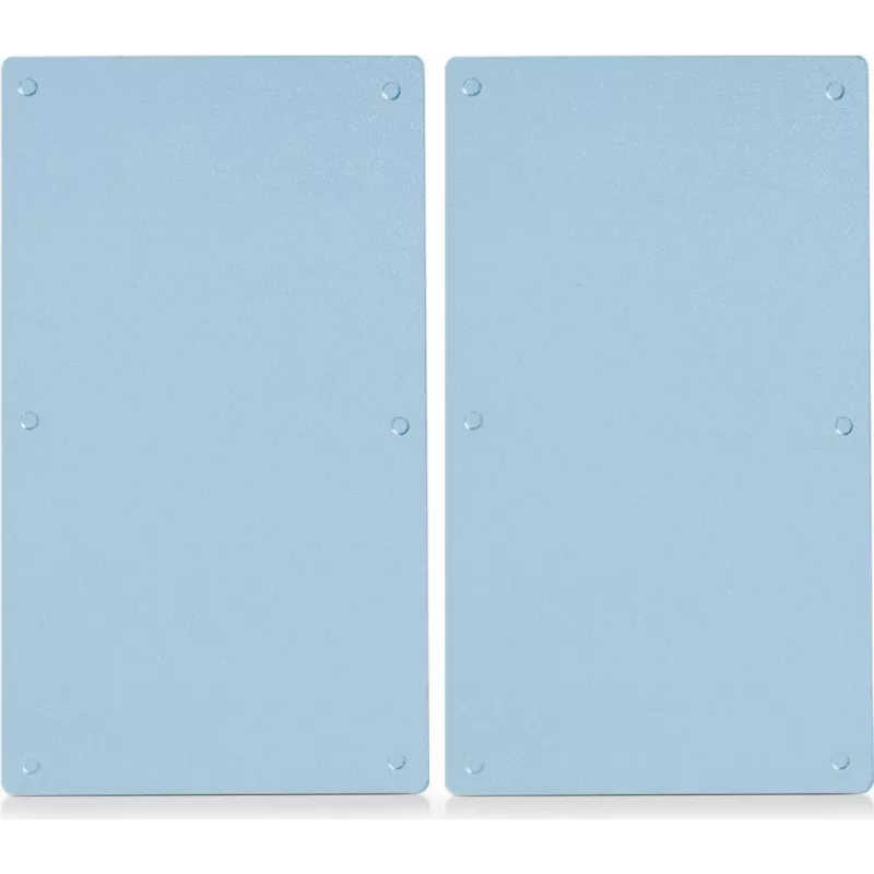 Zeller Present 26205 tagliere rettangolare in vetro con piedini in silicone, traslucido
