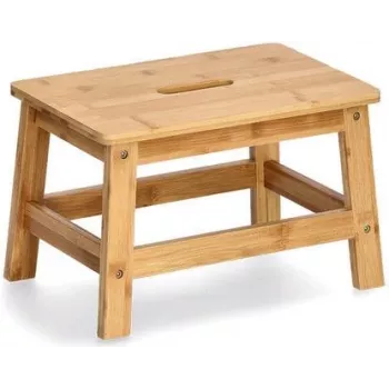 Zeller Present Sgabello pieghevole antracite - seduta rigida - legno - 4 gambe 13037