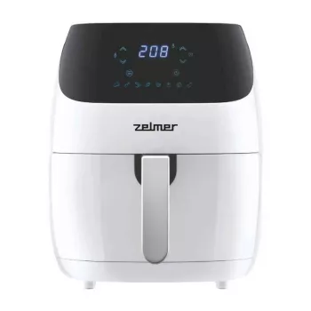 Zelmer ZAF5501W friggitrice ad aria senza olio, 5L, 1500W, pannello touch digitale, bianco
