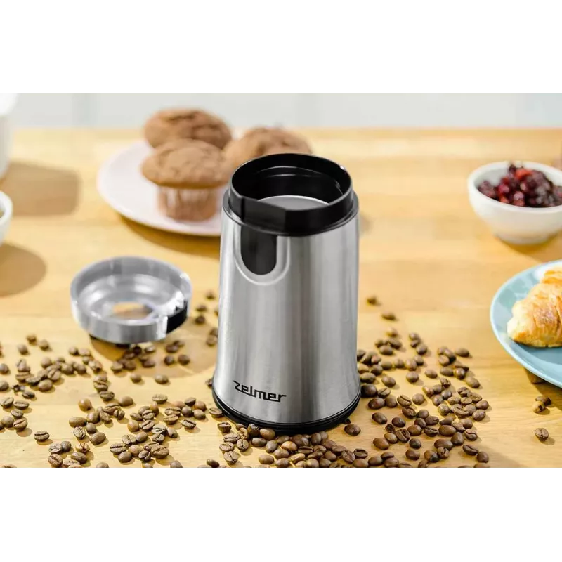 Zelmer ZCG7425 macinacaffè, 150 W macina a lame, capacità 50 g, nero