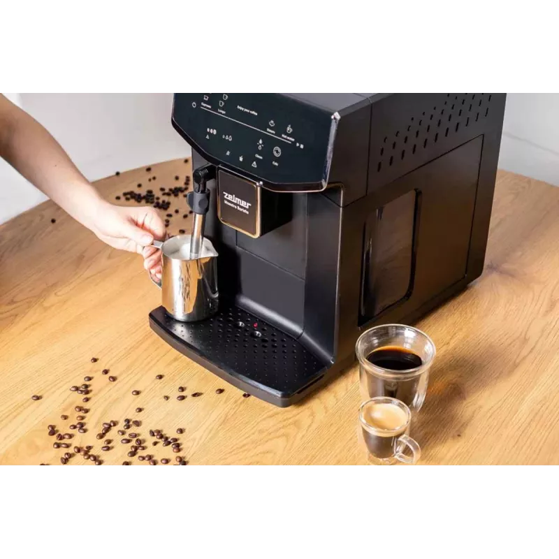 Zelmer ZCM8121 Maestro Barista macchina da caffè, 20 bar, 1350 W, Thermoblock, ugello montalatte, serbatoio acqua da 2,0 l