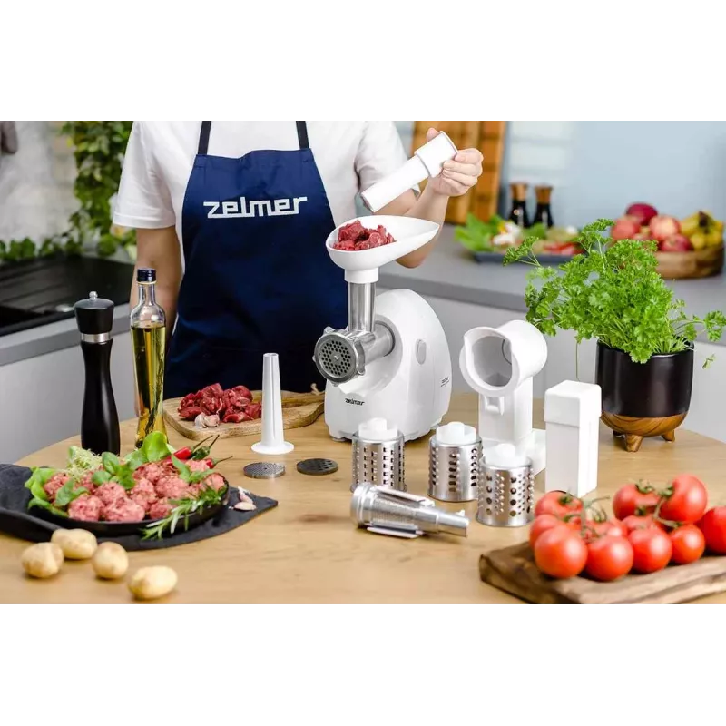Zelmer ZMM4055B tritacarne elettrico 1900 W bianco