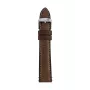 Zeppelin cinturino in pelle marrone scuro 20 mm