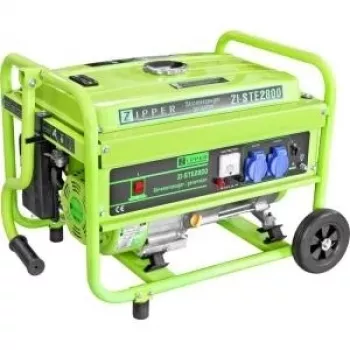 Zipper ZI-STE2800 generatore di corrente a benzina 2,8 kW, 4 tempi OHV, serbatoio 15L, 2x Schuko