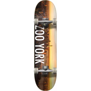 Zoo York Logo Block Skateboard completo 7.5 Sunrise