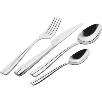 ZWILLING Constance Set posate in acciaio inox 68 pz., servizio per 12 persone, lavabile in lavastoviglie, superficie lucidata