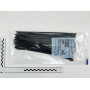 HellermannTyton T50I 111-05256 fascette, 305 × 4,6 mm, nere, 100 pezzi