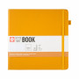 Sakura 94167506 quaderno con copertina rigida a pois, 20 × 20 cm, Japanese Kerria, 160 pagine