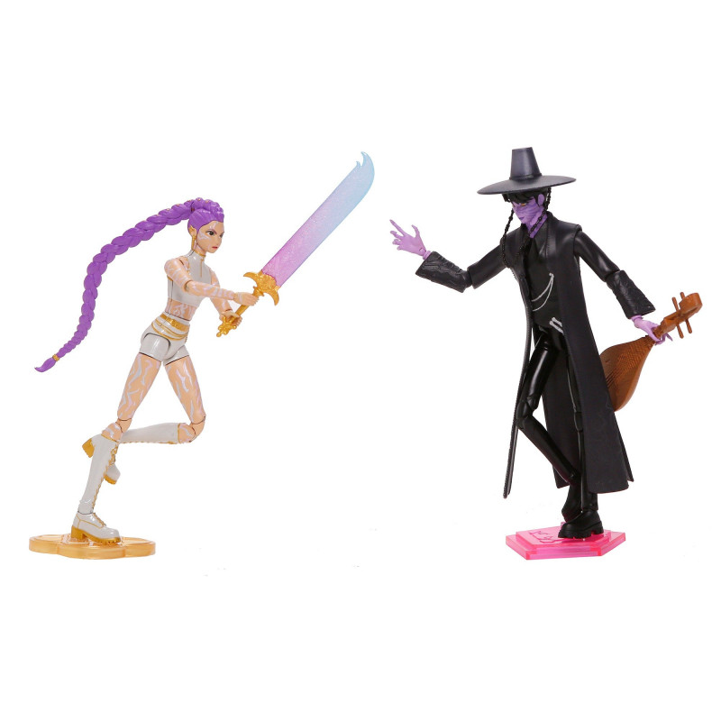 Mattel JRY40 KPop Demon Hunters action figure Rumi e Jinu, set da 2
