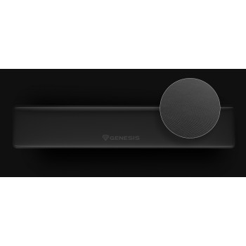 Genesis Rubid 600 NPG-2390 poggiapolsi, 440 × 88 mm, nero