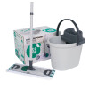 ECO EGO CIRCULAR POWER set mop piatto con secchio da 13 l e strizzatore