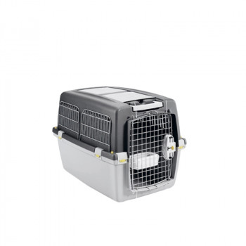 STEFANPLAST Gulliver 4 Plus trasportino per cani e gatti, 71 x 51 x 50 cm, grigio scuro/grigio chiaro