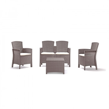 BICA Set da giardino Lido 2 Storage beige